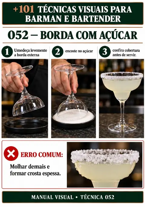 Técnica 052: borda com açúcar